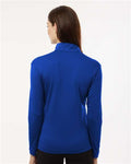 AllPro 41870L Women's Pro-Lock Performance Quarter-Zip Pullover - Royal - model back