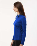 AllPro 41870L Women's Pro-Lock Performance Quarter-Zip Pullover - Royal - model side