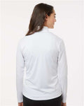 AllPro 41870L Women's Pro-Lock Performance Quarter-Zip Pullover - White - model back