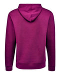J. America 8720 Unisex BTB Fleece Hooded Sweatshirt - Boysenberry - back