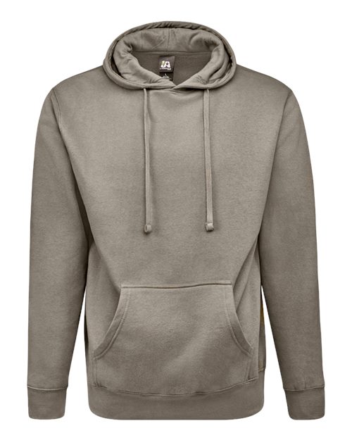 J. America 8720 Unisex BTB Fleece Hooded Sweatshirt - Desert - front