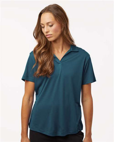 AllPro 41800L Women's Pro-Lock Performance Polo - Atlantic Blue - model front