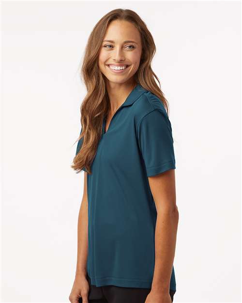 AllPro 41800L Women's Pro-Lock Performance Polo - Atlantic Blue - model side