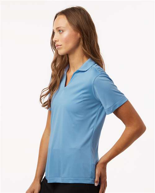 AllPro 41800L Women's Pro-Lock Performance Polo - Carolina Blue - model side