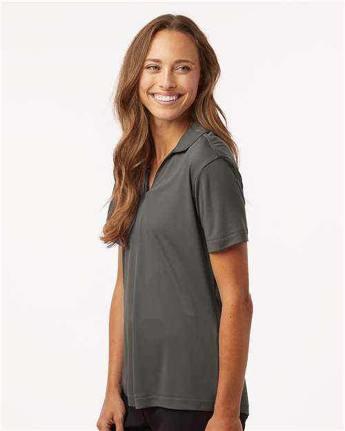 AllPro 41800L Women's Pro-Lock Performance Polo - Charcoal - model side