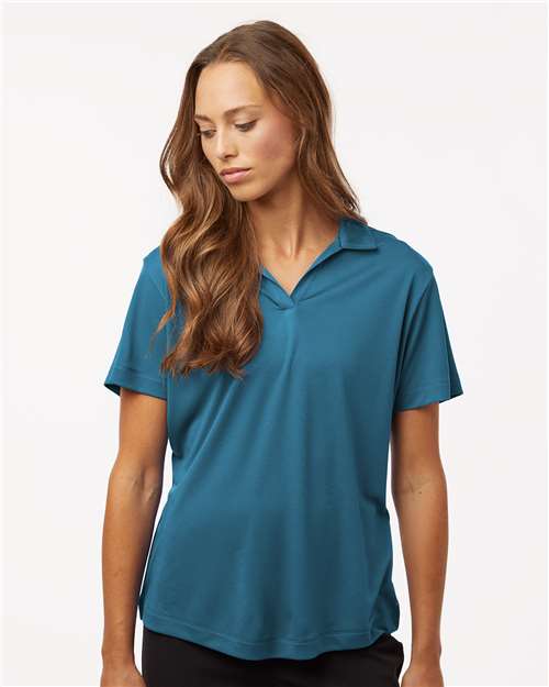 AllPro 41800L Women's Pro-Lock Performance Polo - Pacific Blue - model front