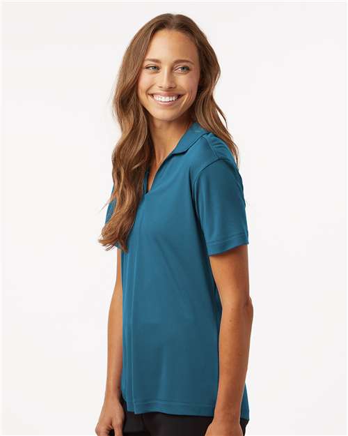 AllPro 41800L Women's Pro-Lock Performance Polo - Pacific Blue - model side