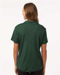 AllPro 41800L Women's Pro-Lock Performance Polo - Forest Green - model back