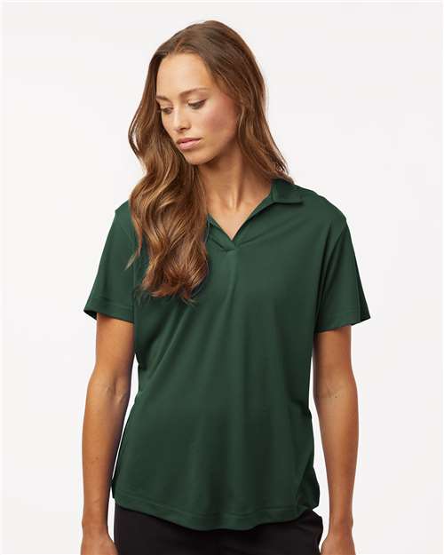 AllPro 41800L Women's Pro-Lock Performance Polo - Forest Green - model front