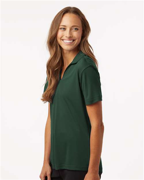 AllPro 41800L Women's Pro-Lock Performance Polo - Forest Green - model side