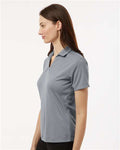 AllPro 41800L Women's Pro-Lock Performance Polo - Heather Steel - model side