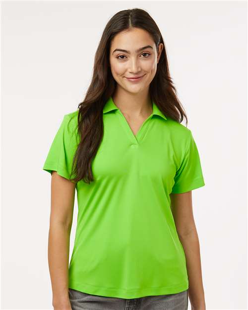 AllPro 41800L Women's Pro-Lock Performance Polo - Lime - model front
