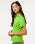 AllPro 41800L Women's Pro-Lock Performance Polo - Lime - model side