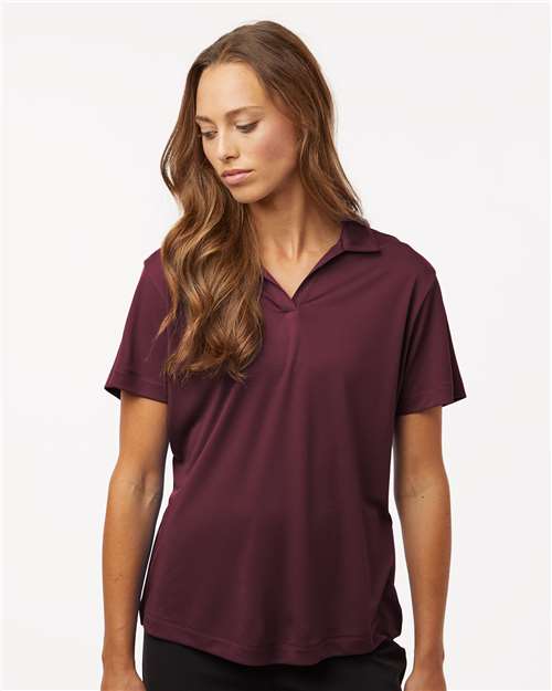 AllPro 41800L Women's Pro-Lock Performance Polo - Maroon - model front