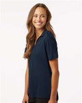 AllPro 41800L Women's Pro-Lock Performance Polo - Navy - model side