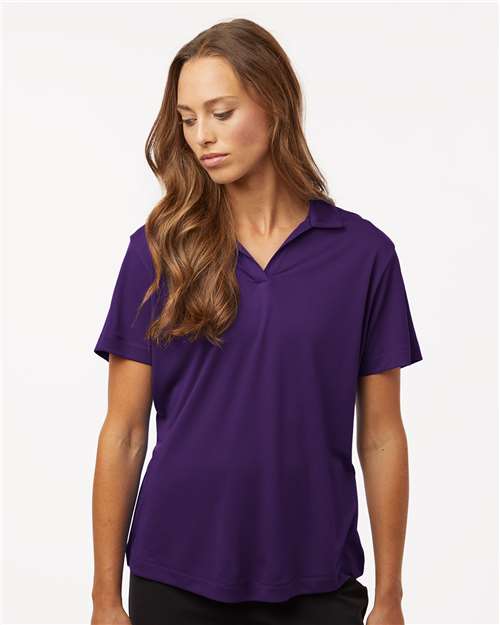 AllPro 41800L Women's Pro-Lock Performance Polo - Purple - model front