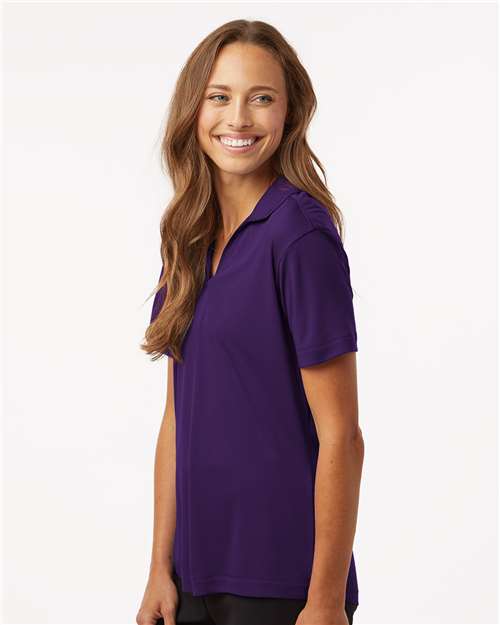 AllPro 41800L Women's Pro-Lock Performance Polo - Purple - model side