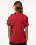 AllPro 41800L Women's Pro-Lock Performance Polo - Red - model back