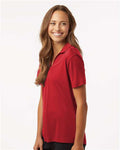 AllPro 41800L Women's Pro-Lock Performance Polo - Red - model side