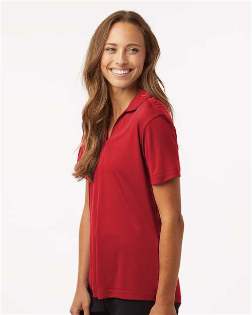 AllPro 41800L Women's Pro-Lock Performance Polo - Red - model side