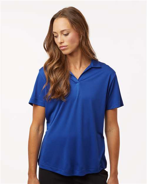 AllPro 41800L Women's Pro-Lock Performance Polo - Royal - model front