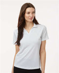 AllPro 41800L Women's Pro-Lock Performance Polo - White - model front