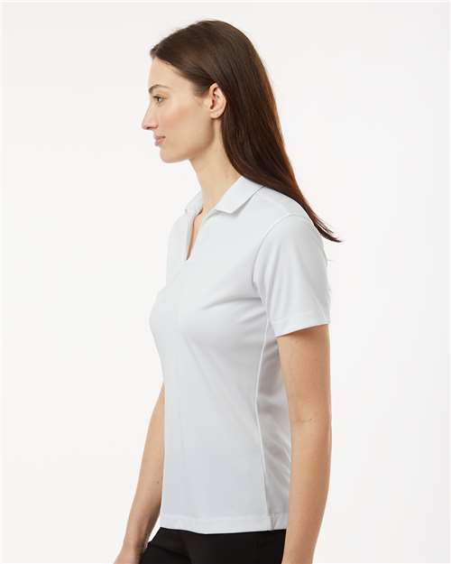 AllPro 41800L Women's Pro-Lock Performance Polo - White - model side