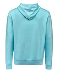 J. America 8720 Unisex BTB Fleece Hooded Sweatshirt - Sky - back