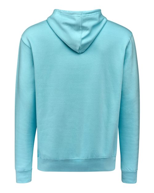 J. America 8720 Unisex BTB Fleece Hooded Sweatshirt - Sky - back