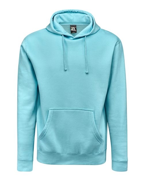 J. America 8720 Unisex BTB Fleece Hooded Sweatshirt - Sky - front
