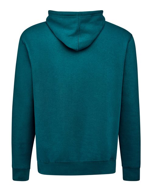 J. America 8720 Unisex BTB Fleece Hooded Sweatshirt - Storm - back