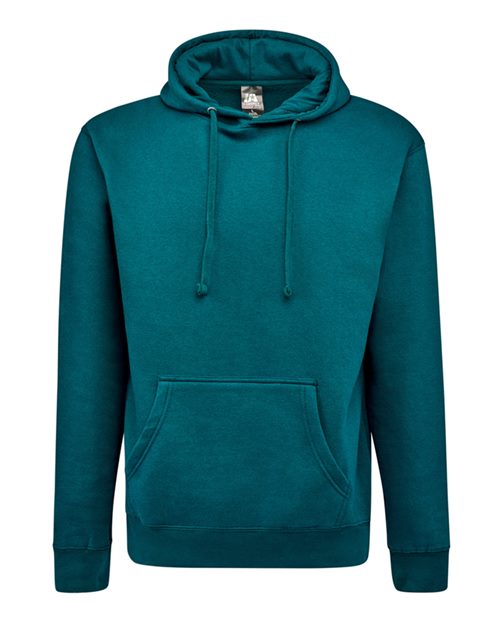 J. America 8720 Unisex BTB Fleece Hooded Sweatshirt - Storm - front