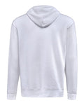J. America 8720 Unisex BTB Fleece Hooded Sweatshirt - White - back