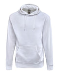 J. America 8720 Unisex BTB Fleece Hooded Sweatshirt - White - front
