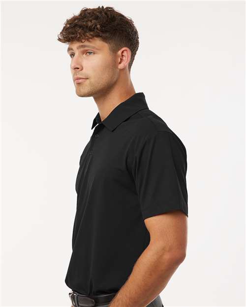 AllPro 41SP0 Men's Pro-Flex Sorona Polo - Black - model side