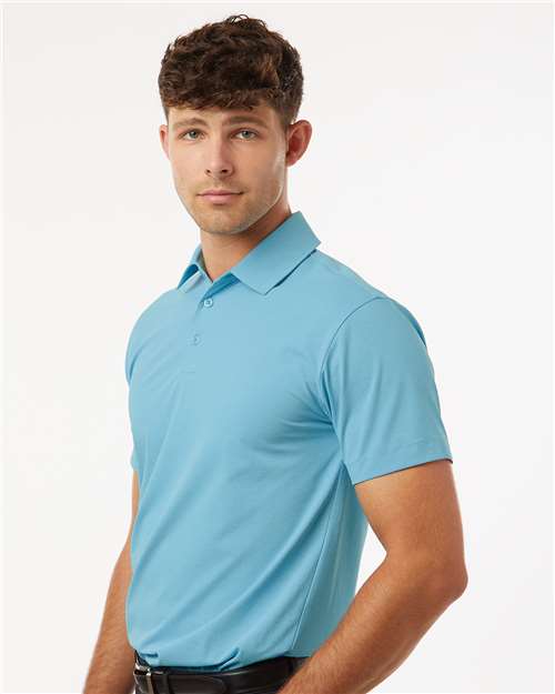 AllPro 41SP0 Men's Pro-Flex Sorona Polo - Cloud Blue - model side