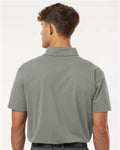 AllPro 41SP0 Men's Pro-Flex Sorona Polo - Greystone - model back