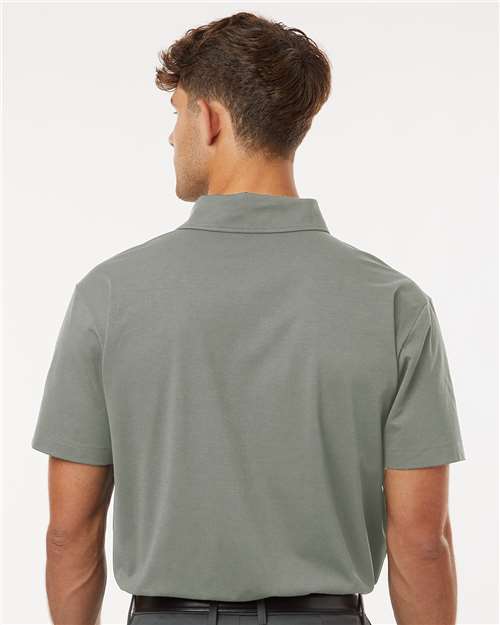 AllPro 41SP0 Men's Pro-Flex Sorona Polo - Greystone - model back