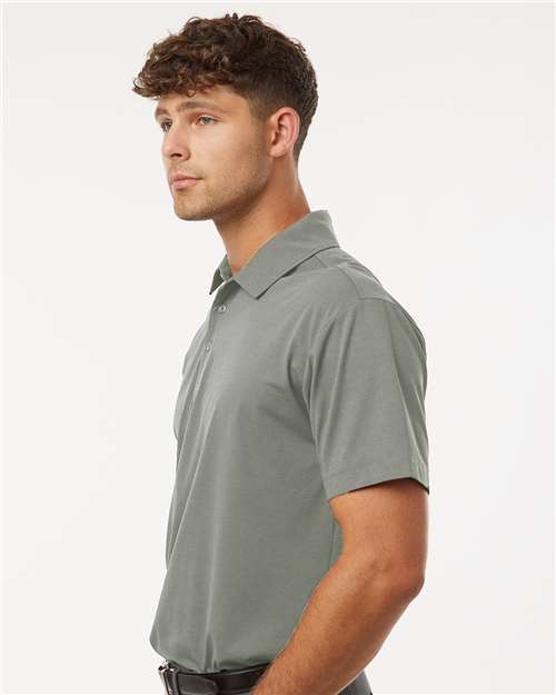 AllPro 41SP0 Men's Pro-Flex Sorona Polo - Greystone - model side