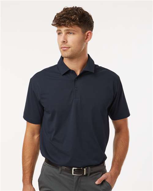 AllPro 41SP0 Men's Pro-Flex Sorona Polo - Navy - model front