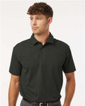 AllPro 41SP0 Men's Pro-Flex Sorona Polo - Smoke - model front