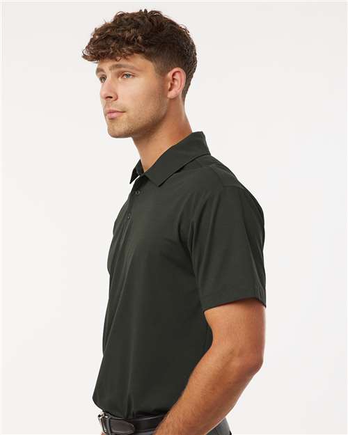 AllPro 41SP0 Men's Pro-Flex Sorona Polo - Smoke - model side