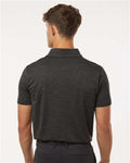 AllPro 4HM00 Men's Pro-Lock Performance Mélange Polo - Black Melange - model back