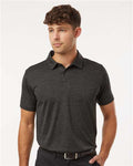 AllPro 4HM00 Men's Pro-Lock Performance Mélange Polo - Black Melange - model front