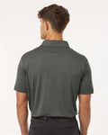 AllPro 4HM00 Men's Pro-Lock Performance Mélange Polo - Charcoal Melange - model back