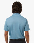 AllPro 4HM00 Men's Pro-Lock Performance Mélange Polo - Cloud Blue Melange - model back