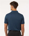 AllPro 4HM00 Men's Pro-Lock Performance Mélange Polo - Navy Melange - model back
