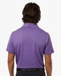 AllPro 4HM00 Men's Pro-Lock Performance Mélange Polo - Violet Melange - model back
