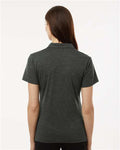 AllPro 4HM00L Women's Pro-Lock Performance Mélange Polo - Black Melange - model back