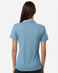 AllPro 4HM00L Women's Pro-Lock Performance Mélange Polo - Cloud Blue Melange - model back